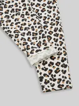 TOM TAILOR Mädchen Leggings mit Leo-Muster, weiß, Animalprint – Bild 4