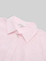 TOM TAILOR Mädchen Boxy Fit Hemdbluse mit Streifenmuster, rosa, Gestreift – Bild 4