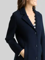 TOM TAILOR Damen Scuba Mantel mit Eingriffstaschen, blau, Uni – Bild 6