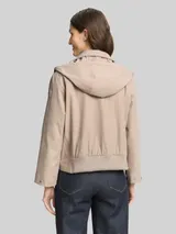 TOM TAILOR Damen Ultralight Short Parka aus wasserabweisendem Material, grau, Uni – Bild 5