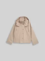 TOM TAILOR Damen Ultralight Short Parka aus wasserabweisendem Material, grau, Uni – Bild 3