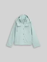 TOM TAILOR Damen Ultralight Short Parka aus wasserabweisendem Material, blau, Uni – Bild 3