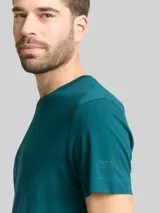 TOM TAILOR Herren Basic Fitted T-Shirt, grün, Uni – Bild 6