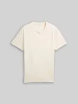 TOM TAILOR Herren T-Shirt mit Logo-Stickerei, braun, Uni – Bild 3
