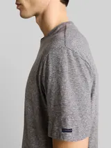 TOM TAILOR Herren T-Shirt mit feinem Streifenmuster, weiß, Gestreift – Bild 6