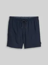 TOM TAILOR Herren Badeshorts mit Kordelzug, blau, Uni – Bild 3