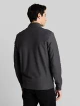 TOM TAILOR Herren Sweatjacke mit Stehkragen, schwarz, Uni – Bild 5