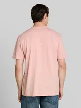 TOM TAILOR Herren T-Shirt in Melange-Optik, rosa, Meliert – Bild 5
