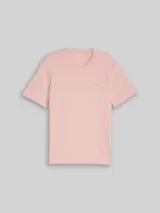 TOM TAILOR Herren T-Shirt in Melange-Optik, rosa, Meliert – Bild 3