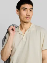 TOM TAILOR Herren Resort Poloshirt aus Piqué, braun, Uni – Bild 6
