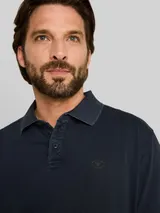 TOM TAILOR Herren Poloshirt im Used-Look, blau, Gestreift – Bild 6
