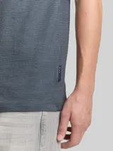 TOM TAILOR DENIM Herren T-Shirt in Melange-Optik, grau, Meliert – Bild 6