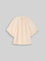 TOM TAILOR DENIM Damen Bluse mit Streifenmuster, orange, Gestreift – Bild 3