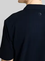 TOM TAILOR DENIM Herren Piqué Poloshirt aus Baumwolle, blau, Uni – Bild 6