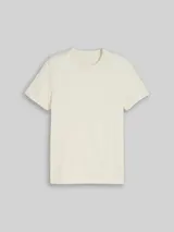 TOM TAILOR DENIM Herren Slim Fit T-Shirt aus Baumwolle, weiß, Uni – Bild 3