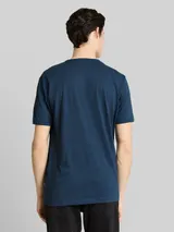 TOM TAILOR DENIM Herren T-Shirt in Melange-Optik, blau, Meliert – Bild 5