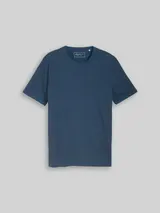 TOM TAILOR DENIM Herren T-Shirt in Melange-Optik, blau, Meliert – Bild 3