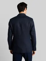TOM TAILOR Herren Sakko aus Leinen, blau, Uni – Bild 5
