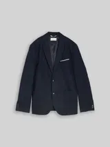 TOM TAILOR Herren Sakko aus Leinen, blau, Uni – Bild 3