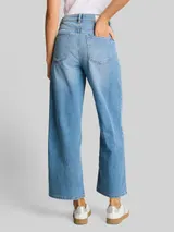 TOM TAILOR Damen TTNELMA CULOTTE Jeans, blau, Uni – Bild 5
