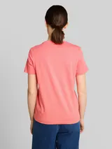 TOM TAILOR Damen T-Shirt mit Logo-Print, rosa, Uni – Bild 5