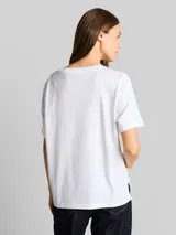 TOM TAILOR Damen Boxy Fit T-Shirt mit Brusttasche, weiß, Uni – Bild 5