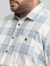 TOM TAILOR Herren Plus Size - Hemd mit Karomuster, weiß, Kariert – Bild 6
