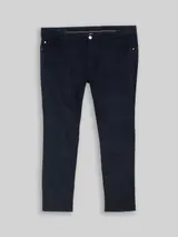 TOM TAILOR Herren Plus Size - Regular Fit Cordhose, blau, Uni – Bild 3