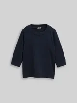 TOM TAILOR Damen Plus Size - Boxy Fit Sweatshirt, blau, Uni – Bild 3