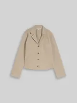 TOM TAILOR Damen Regular Fit Jacke mit Brusttaschen, grau, Uni – Bild 3