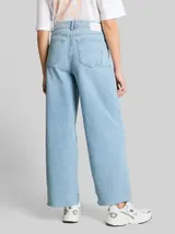TOM TAILOR DENIM Damen TTMIJA CULOTTE Jeans, blau, Uni – Bild 5
