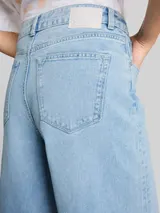 TOM TAILOR DENIM Damen TTMIJA CULOTTE Jeans, blau, Uni – Bild 6