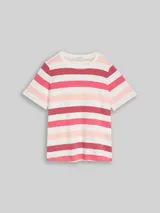 TOM TAILOR Damen Plus Size - T-Shirt aus Baumwolle, rot, Uni – Bild 3