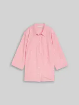 TOM TAILOR Damen Plus Size - Hemdbluse mit Streifenmuster, rosa, Gestreift – Bild 3