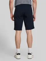 TOM TAILOR Herren Seersucker Shorts mit elastischem Bund, blau, Uni – Bild 5