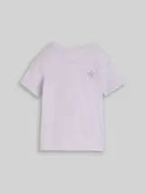 TOM TAILOR Mädchen Oversize T-Shirt mit Rückenprint, lila, Uni – Bild 3