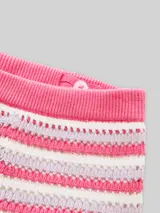 TOM TAILOR Mädchen Shorts mit Streifenmuster, rosa, Gestreift – Bild 4