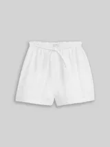 TOM TAILOR Mädchen Shorts mit Lochstickerei, weiß, Uni – Bild 3