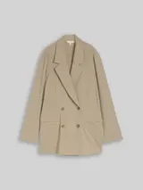 TOM TAILOR Damen Loose Fit Blazer mit Taschen, grün, Uni – Bild 3