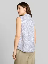 TOM TAILOR Damen Blusentop mit Muster, weiß, Gemustert – Bild 5