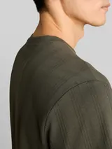 TOM TAILOR Herren T-Shirt aus Baumwolle, grün, Uni – Bild 6