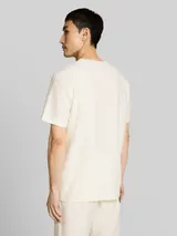 TOM TAILOR Herren T-Shirt mit Stickerei, braun, Uni – Bild 5