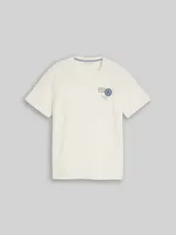 TOM TAILOR Herren T-Shirt mit Stickerei, braun, Uni – Bild 3