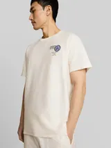 TOM TAILOR Herren T-Shirt mit Stickerei, braun, Uni – Bild 6