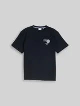 TOM TAILOR Herren T-Shirt mit Stickerei, blau, Uni – Bild 3