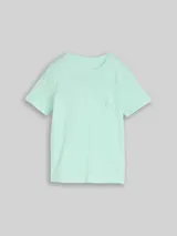TOM TAILOR Jungen T-Shirt mit Foto-Print, grün, Uni – Bild 3