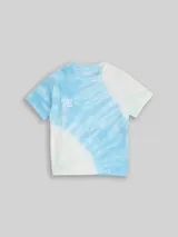 TOM TAILOR Jungen Oversize Tie-Dye T-Shirt, blau, Farbverlauf – Bild 3
