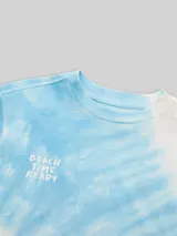 TOM TAILOR Jungen Oversize Tie-Dye T-Shirt, blau, Farbverlauf – Bild 4