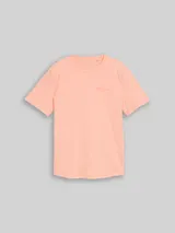 TOM TAILOR DENIM Herren T-Shirt mit feinem Streifenmuster, orange, Meliert – Bild 3