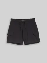 TOM TAILOR Mädchen Cargo Sweat-Shorts, grau, Uni – Bild 3